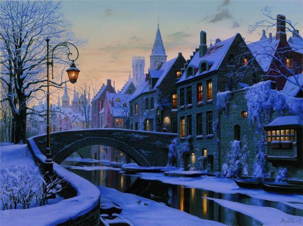 City Paintings by Eugene Lushpin