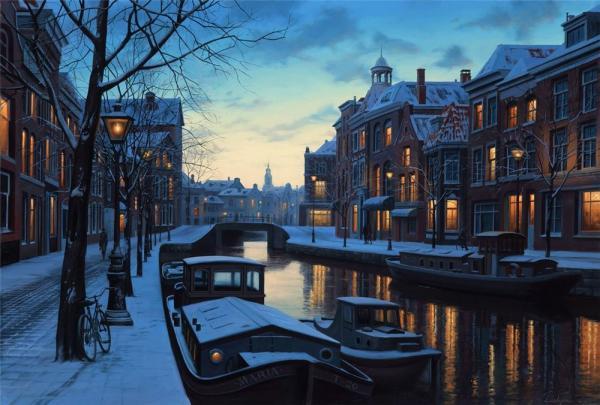 City Paintings by Eugene Lushpin