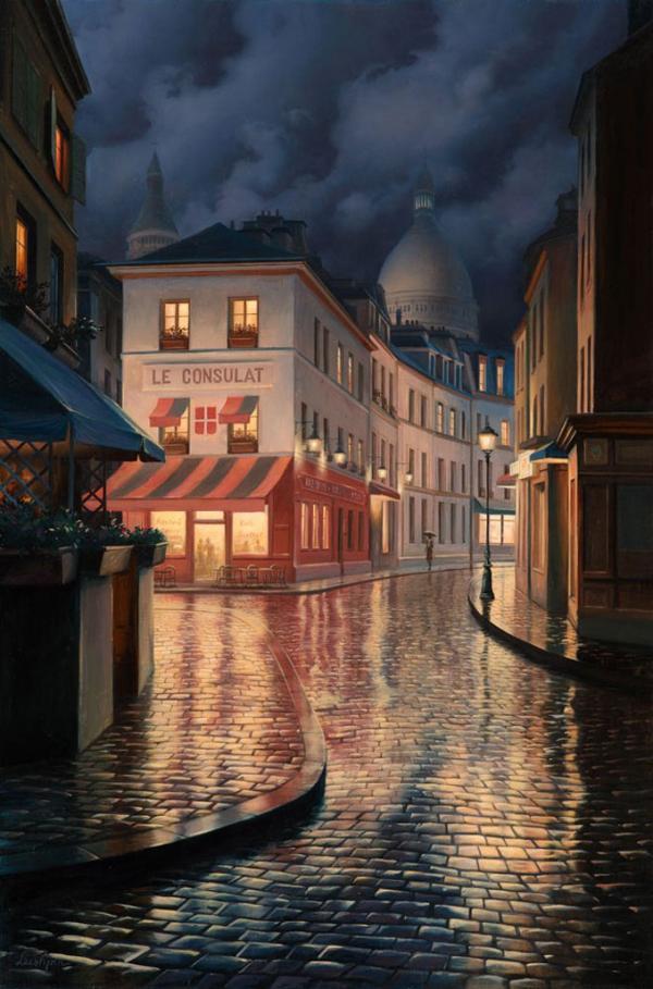 City Paintings by Eugene Lushpin