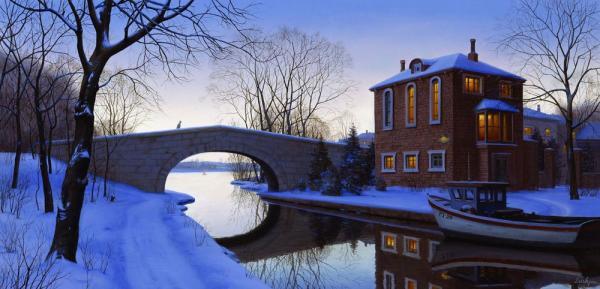 City Paintings by Eugene Lushpin