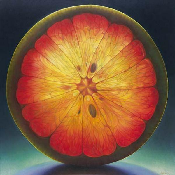 Fruit and Flowers Paintings by Dennis Wojtkiewicz
