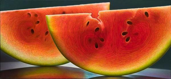 Fruit and Flowers Paintings by Dennis Wojtkiewicz