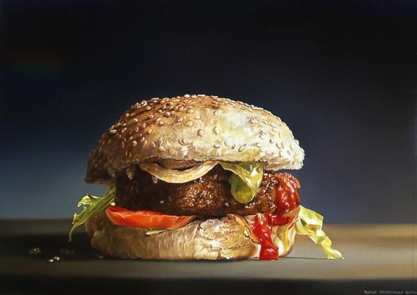 Photorealistic Food Paintings by Tjalf Sparnaay