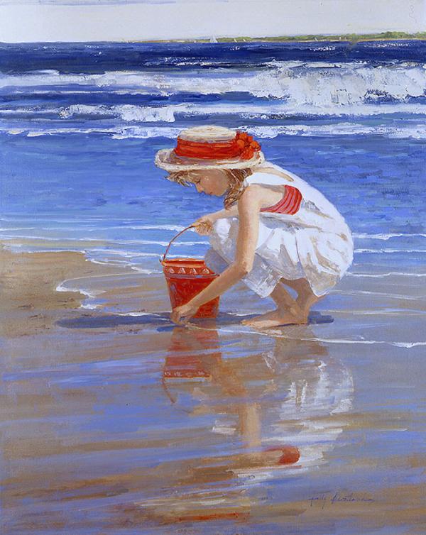 Beach Paintings by Sally Swatland