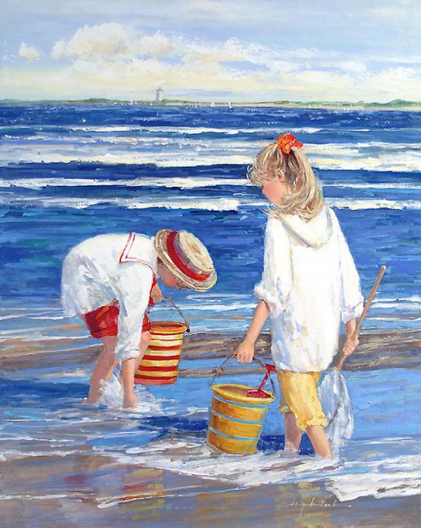 Beach Paintings by Sally Swatland