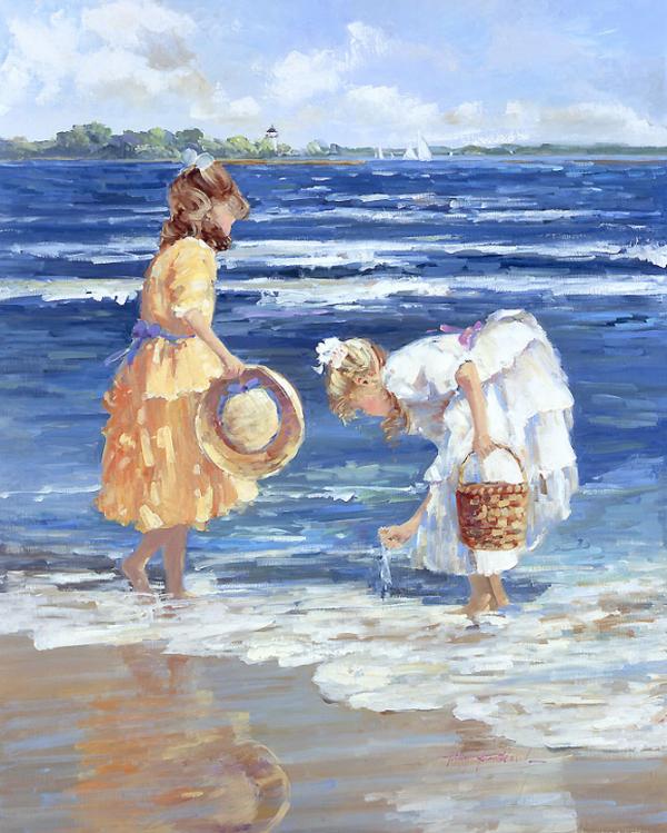 Beach Paintings by Sally Swatland