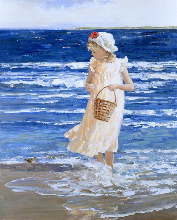 Beach Paintings by Sally Swatland