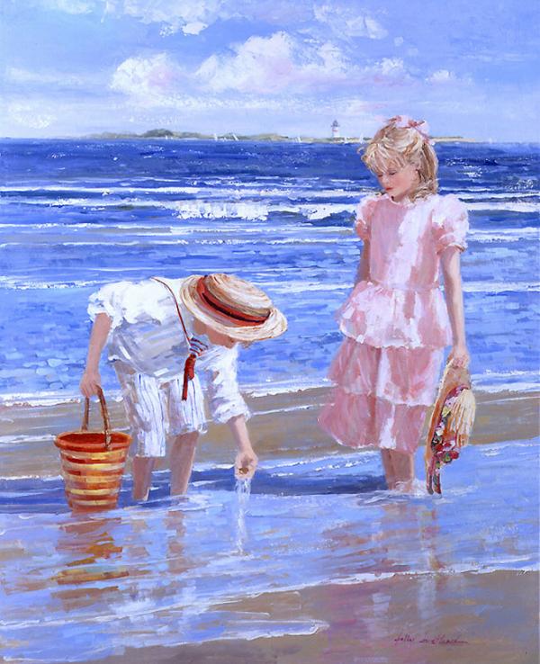 Beach Paintings by Sally Swatland