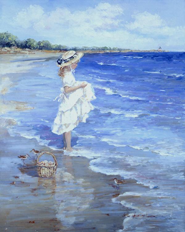 Beach Paintings by Sally Swatland