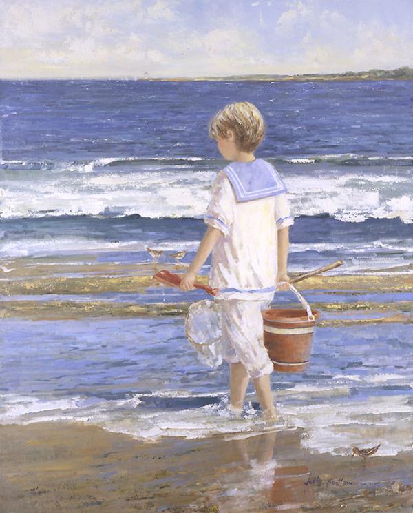 Beach Paintings by Sally Swatland