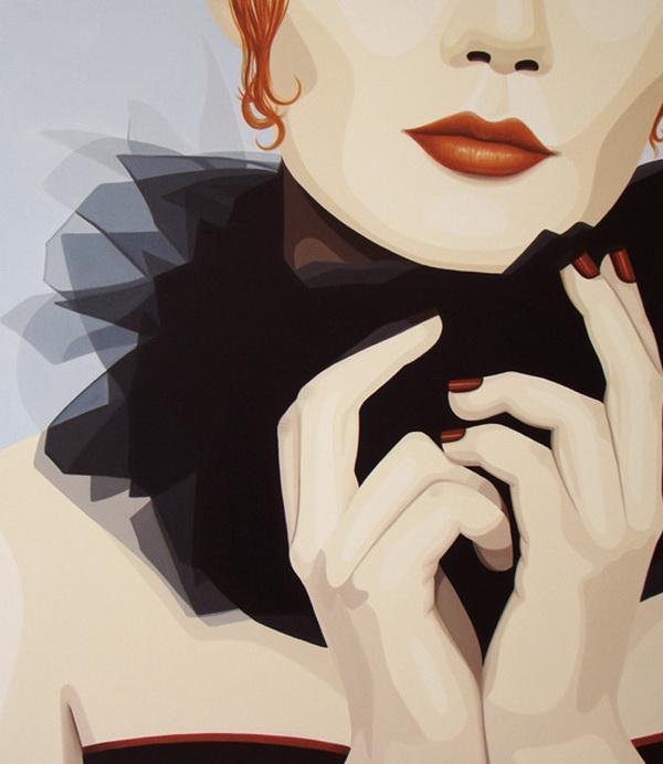Feminine Figure Paintings by Duma