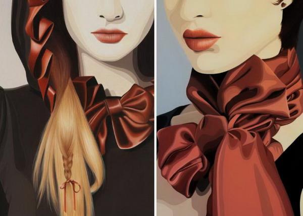 Feminine Figure Paintings by Duma