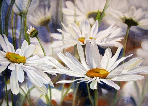 Watercolour Flower Paintings by Marney Ward