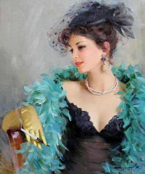 Glamorous Paintings by Konstantin Razumov