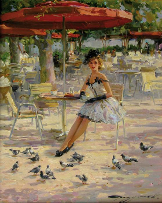 Glamorous Paintings by Konstantin Razumov