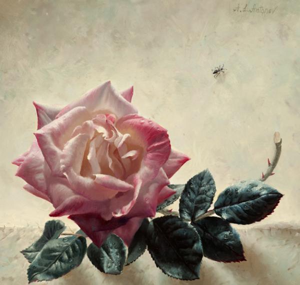 Rose Paintings by Alexei Antonov