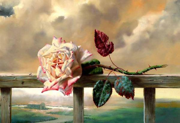 Rose Paintings by Alexei Antonov