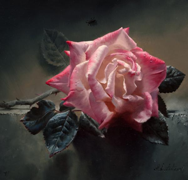 Rose Paintings by Alexei Antonov
