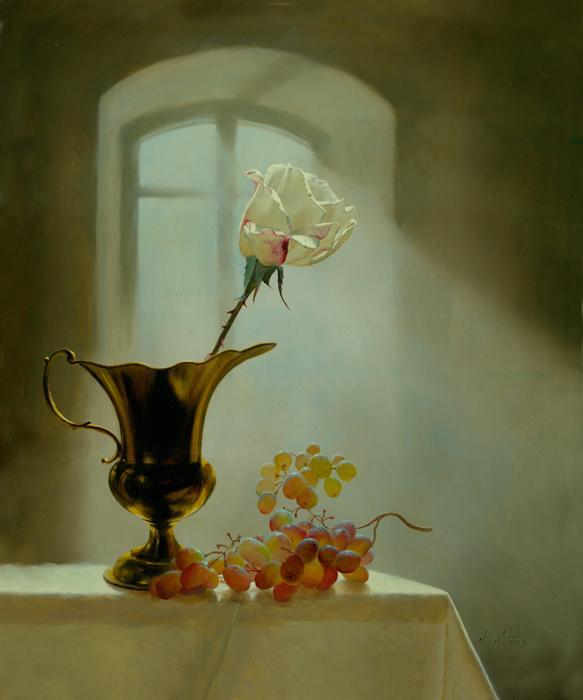 Rose Paintings by Alexei Antonov