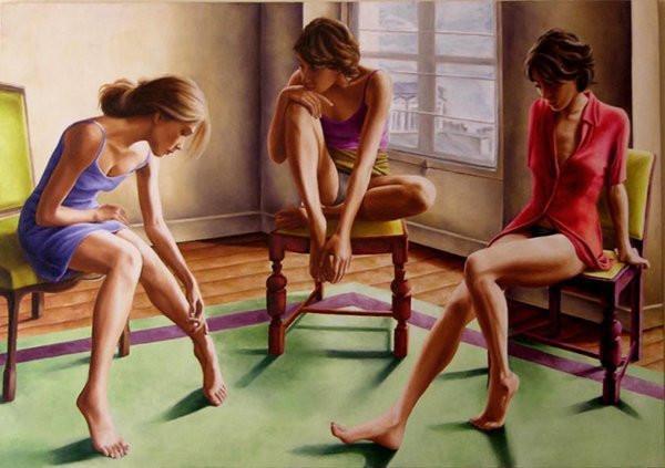 Paintings by Annick Bouvattier