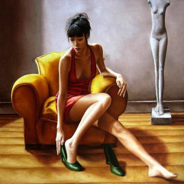 Paintings by Annick Bouvattier