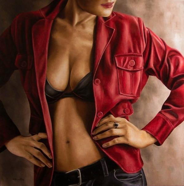 Paintings by Annick Bouvattier