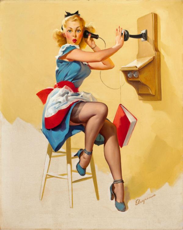 Pin-up Paintings by Gil Elvgren