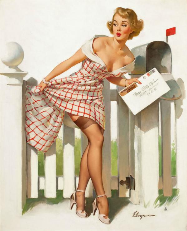 Pin-up Paintings by Gil Elvgren