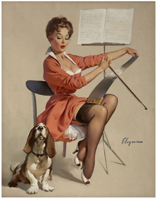 Pin-up Paintings by Gil Elvgren