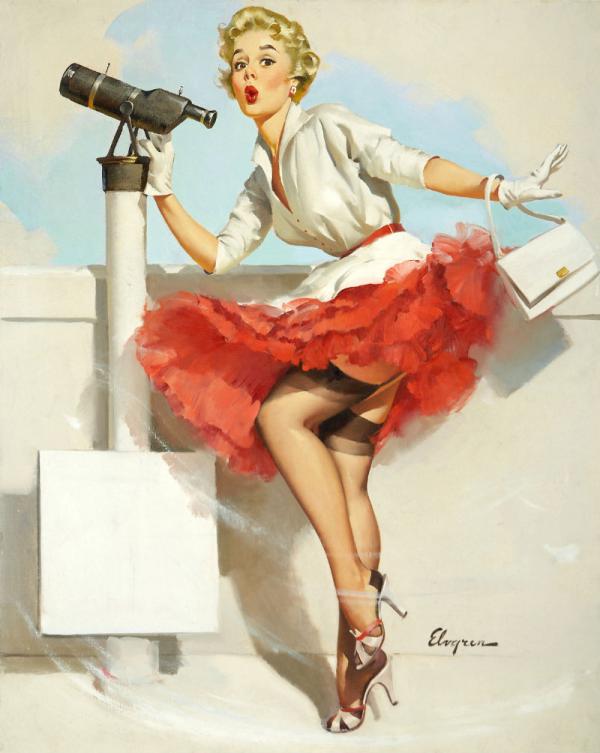 Pin-up Paintings by Gil Elvgren