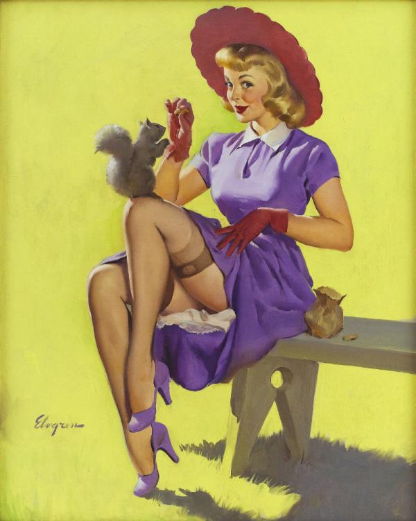 Pin-up Paintings by Gil Elvgren