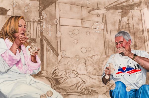 Innovative Artist Creates Beautiful Dust Paintings