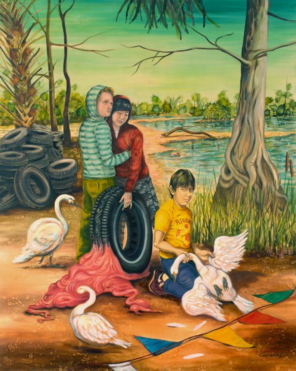 Paintings by Christian Curiel