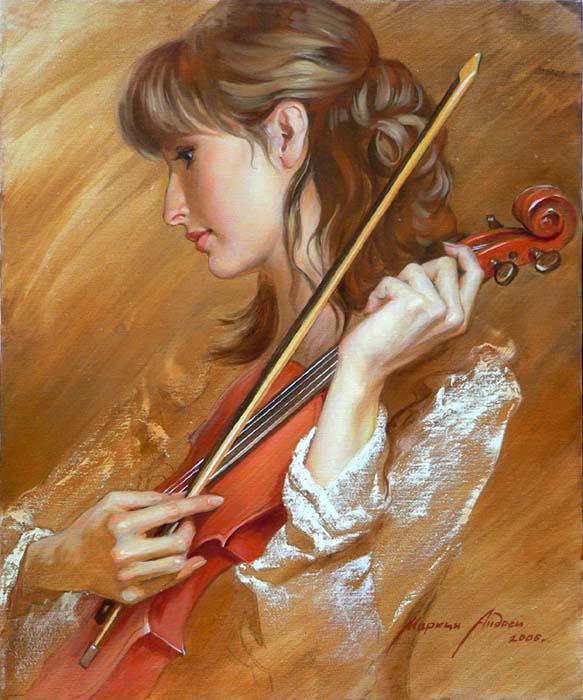 Portrait Paintings by Andrei Markin