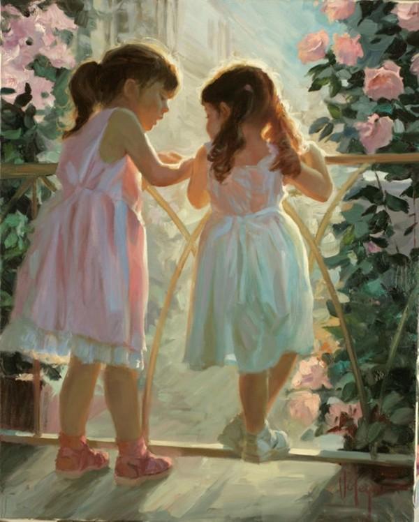 Children Paintings by Vladimir Volegov