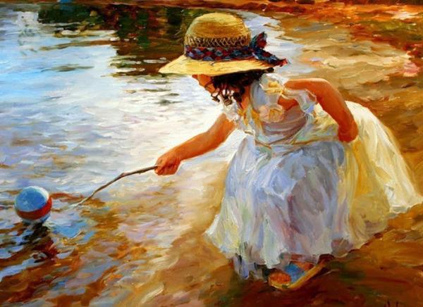Children Paintings by Vladimir Volegov