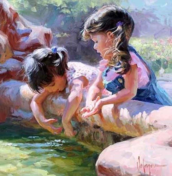 Children Paintings by Vladimir Volegov