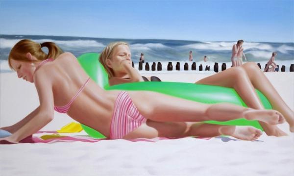 Beach Paintings by Kasia Domanska