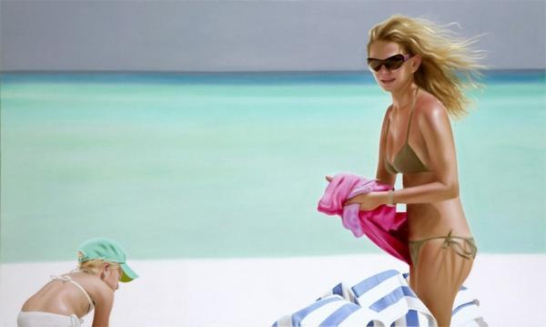 Beach Paintings by Kasia Domanska