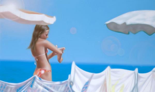 Beach Paintings by Kasia Domanska