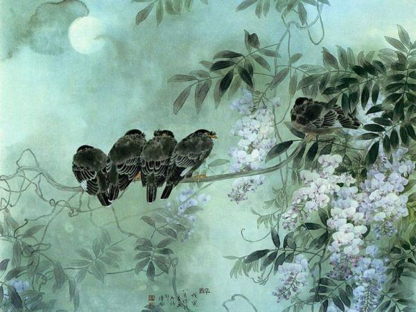 Flower and Bird Paintings by Zou Chuanan