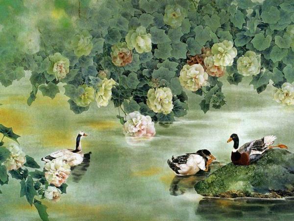 Flower and Bird Paintings by Zou Chuanan