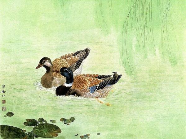 Flower and Bird Paintings by Zou Chuanan