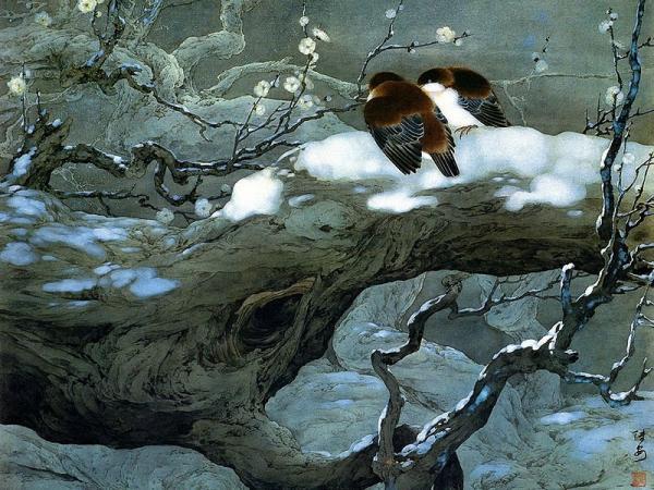 Flower and Bird Paintings by Zou Chuanan