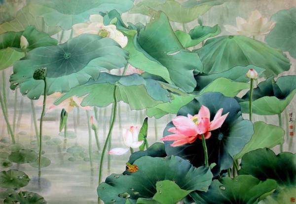 Flower and Bird Paintings by Zou Chuanan