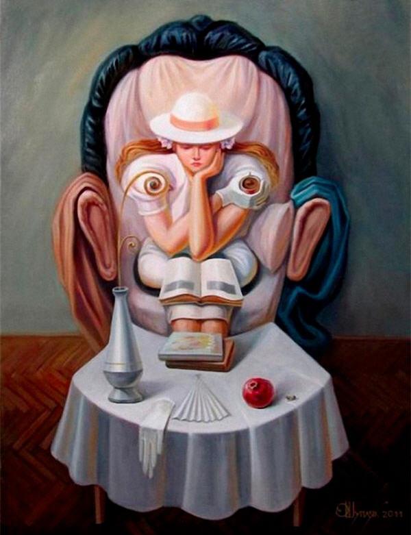 Incredible Optical Illusions by Oleg Shuplyak