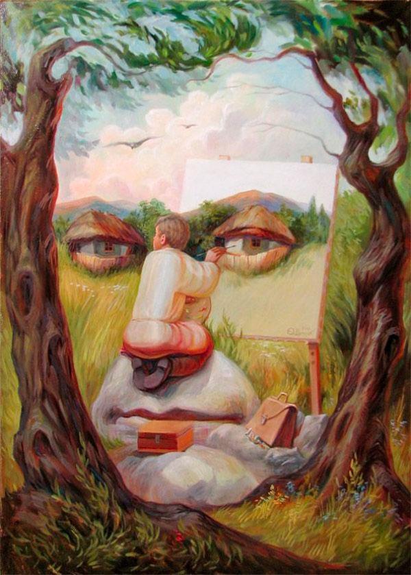 Incredible Optical Illusions by Oleg Shuplyak