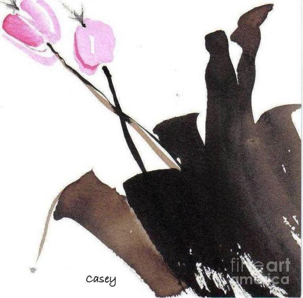 Elegant Sumi-e Paintings by Casey Shannon