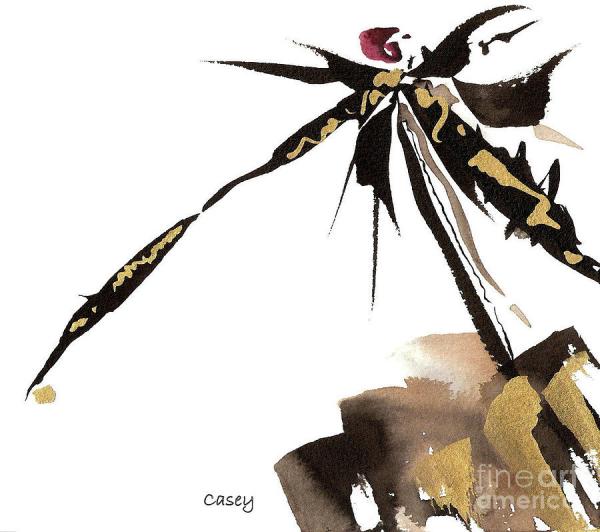 Elegant Sumi-e Paintings by Casey Shannon