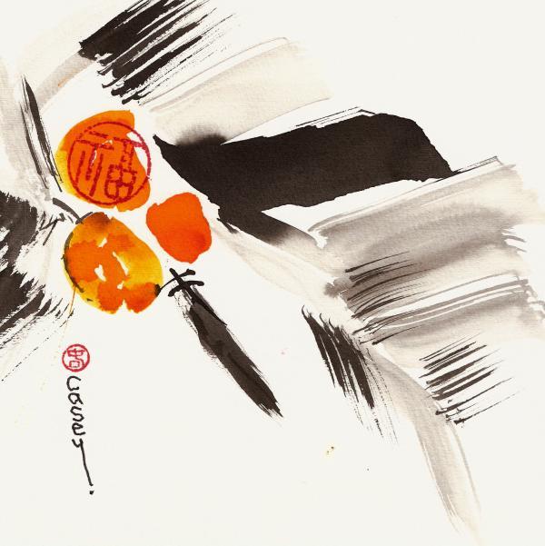 Elegant Sumi-e Paintings by Casey Shannon